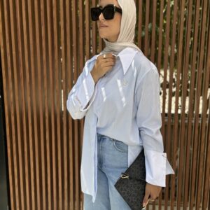 Baby Blue Muhra Shirt